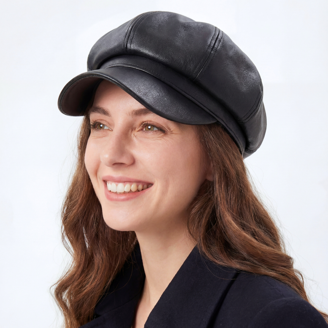 Lucia Leather Cap