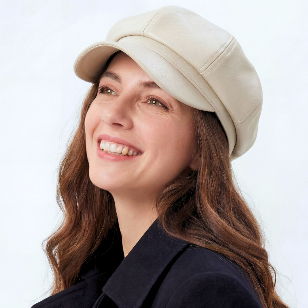 Lucia Leather Cap