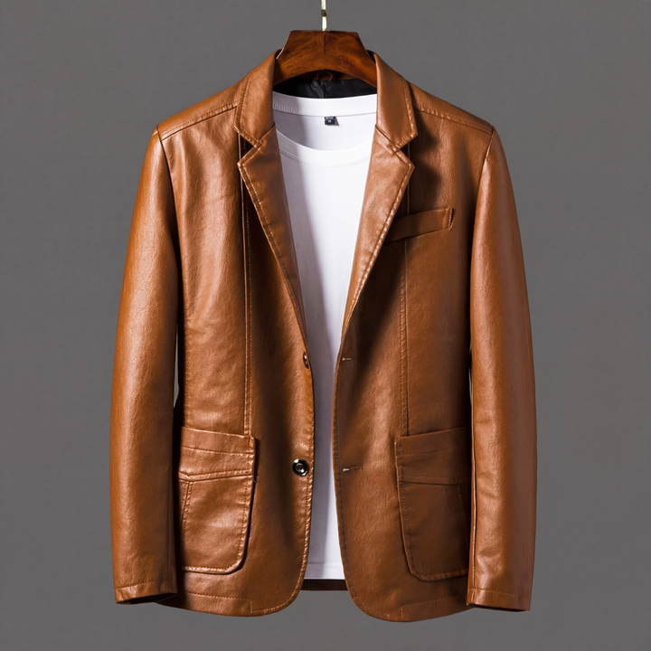 Tristan Leather Blazer
