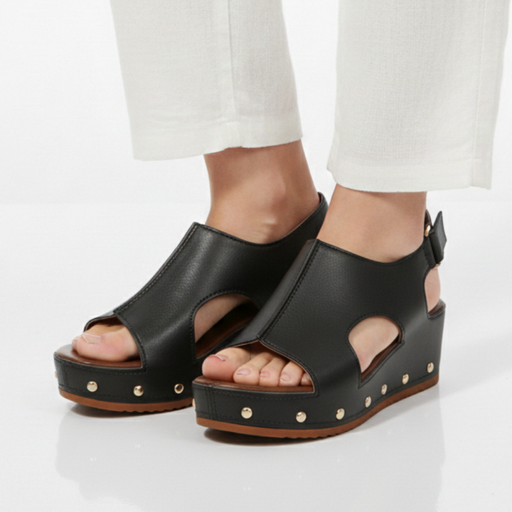 Delia Wedge Sandals