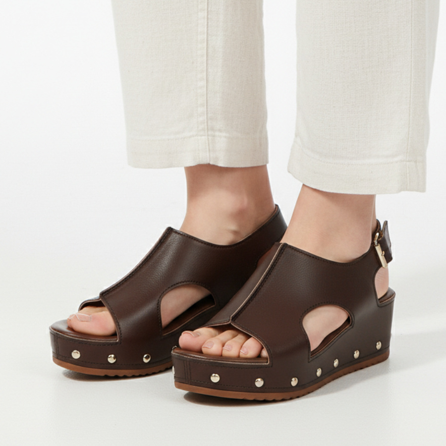 Delia Wedge Sandals
