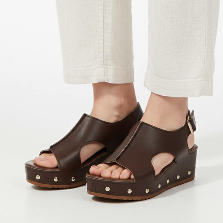 Delia Wedge Sandals