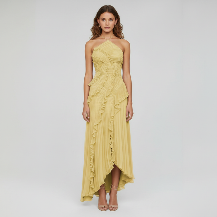 Anita Pleated Gown