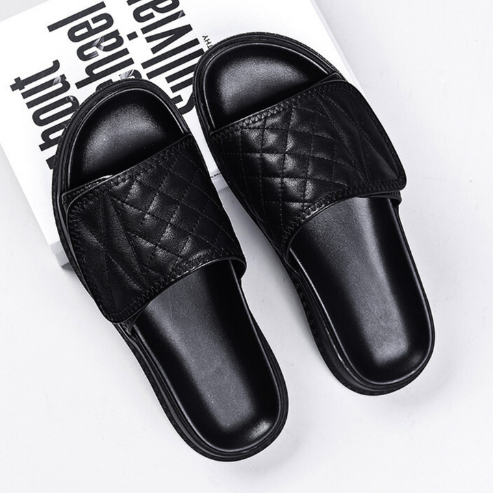 Vera Leather Slides