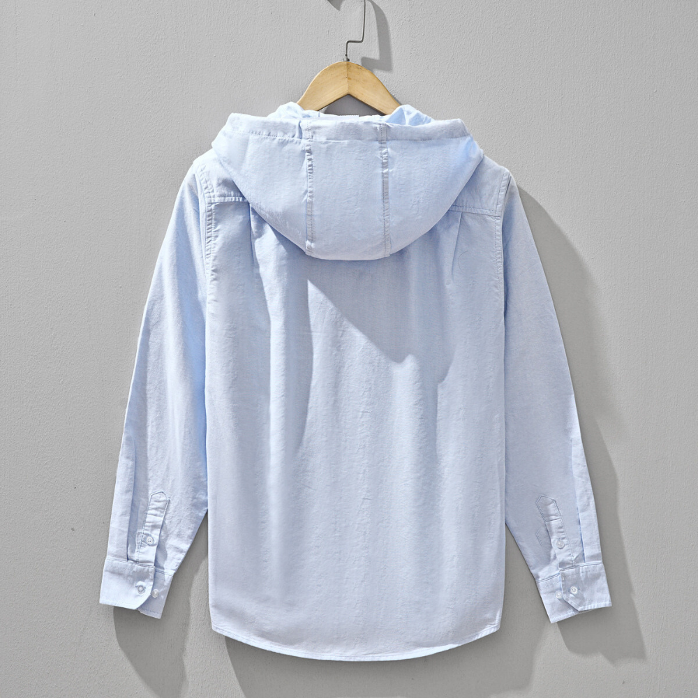 Damiano Hooded Oxford Shirt