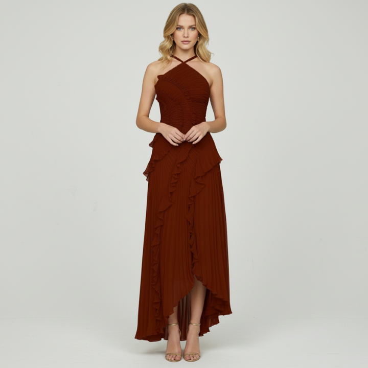 Anita Pleated Gown