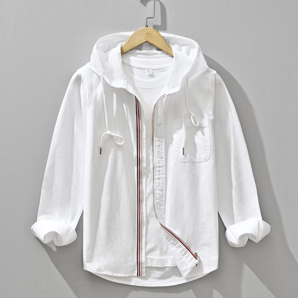 Damiano Hooded Oxford Shirt