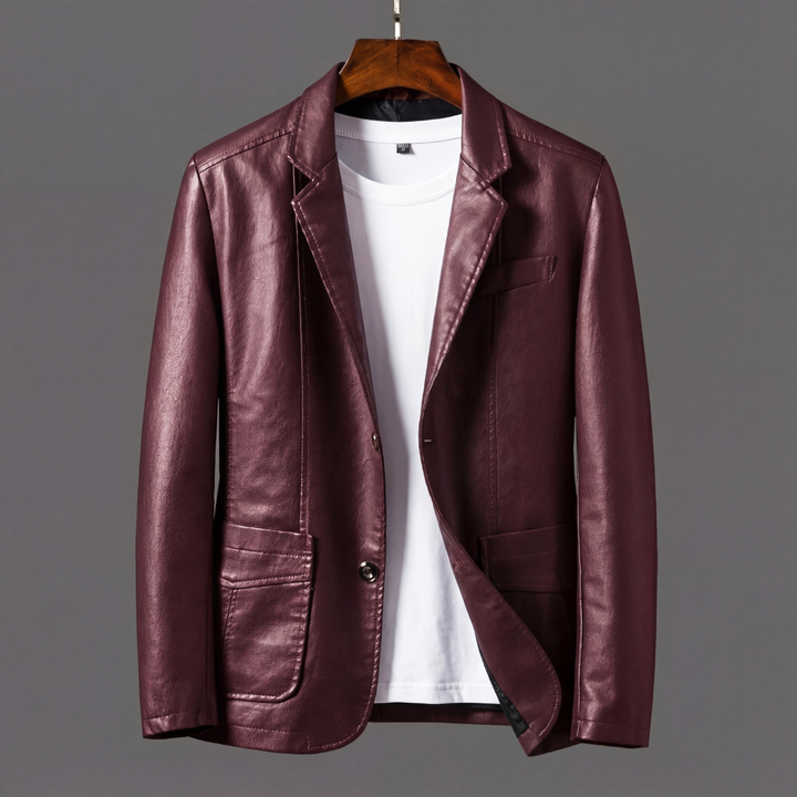 Tristan Leather Blazer
