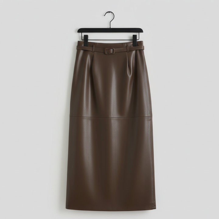 Celine Leather Skirt
