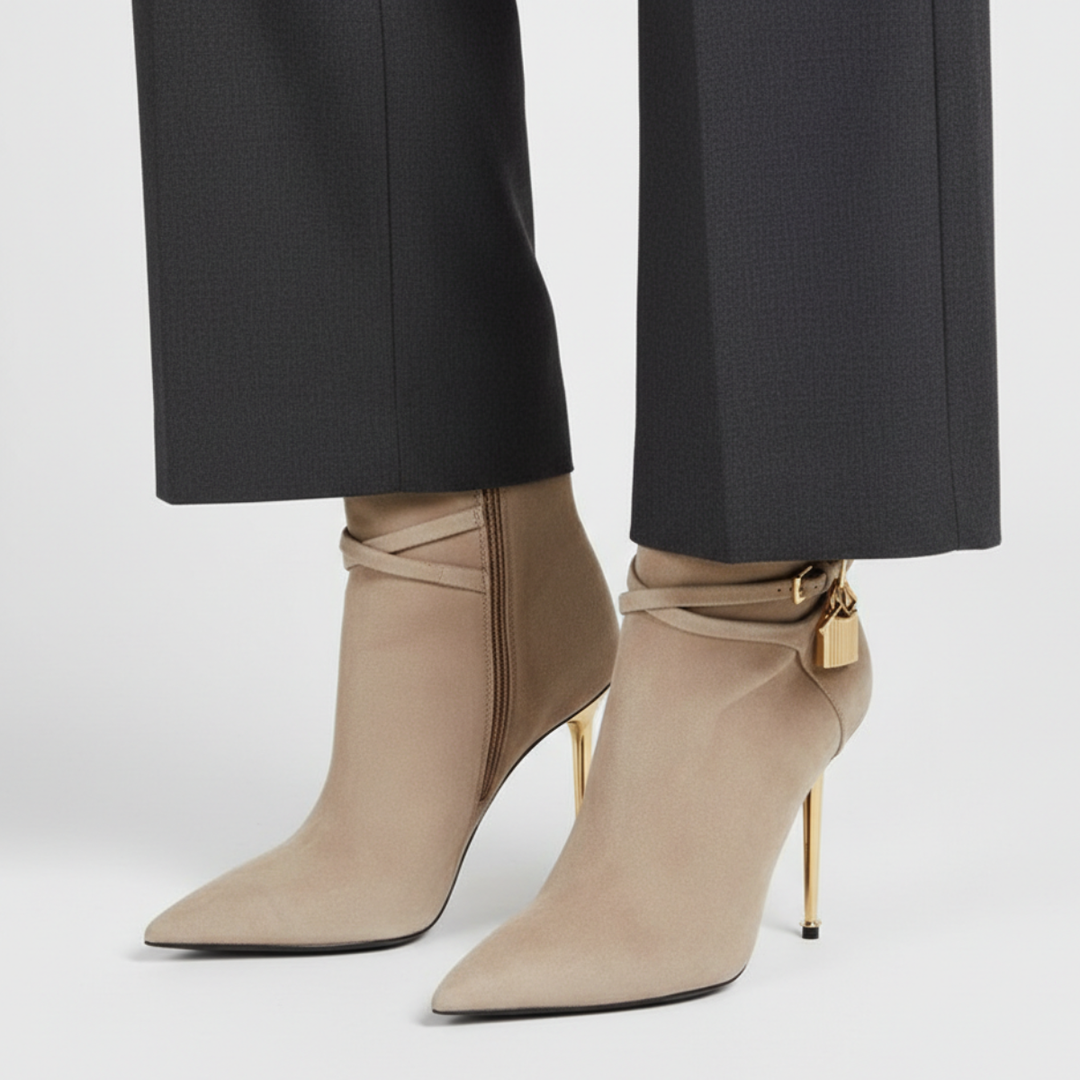 Tessa Lock Heel Boots