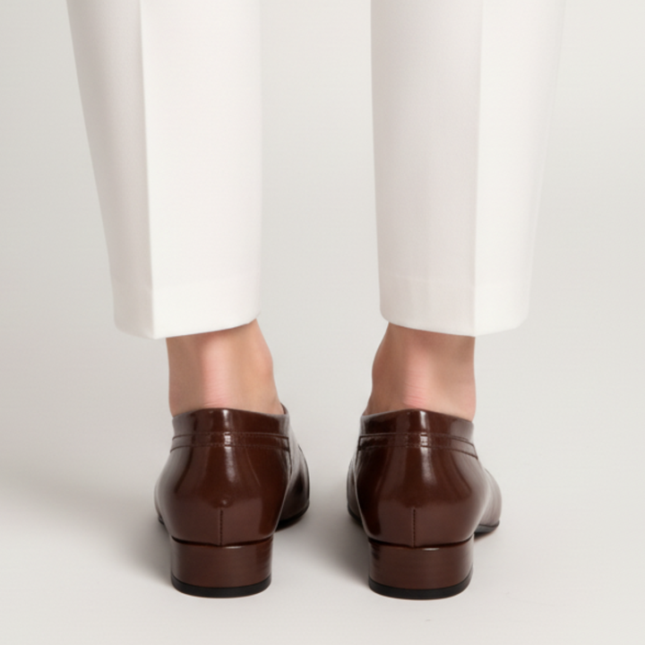 Francesca Leather Flats