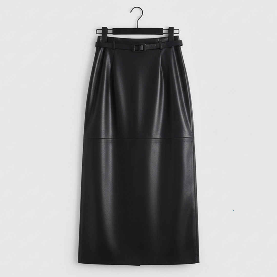Celine Leather Skirt