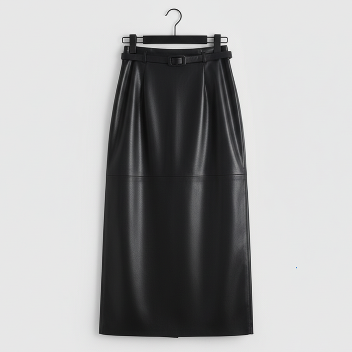 Celine Leather Skirt