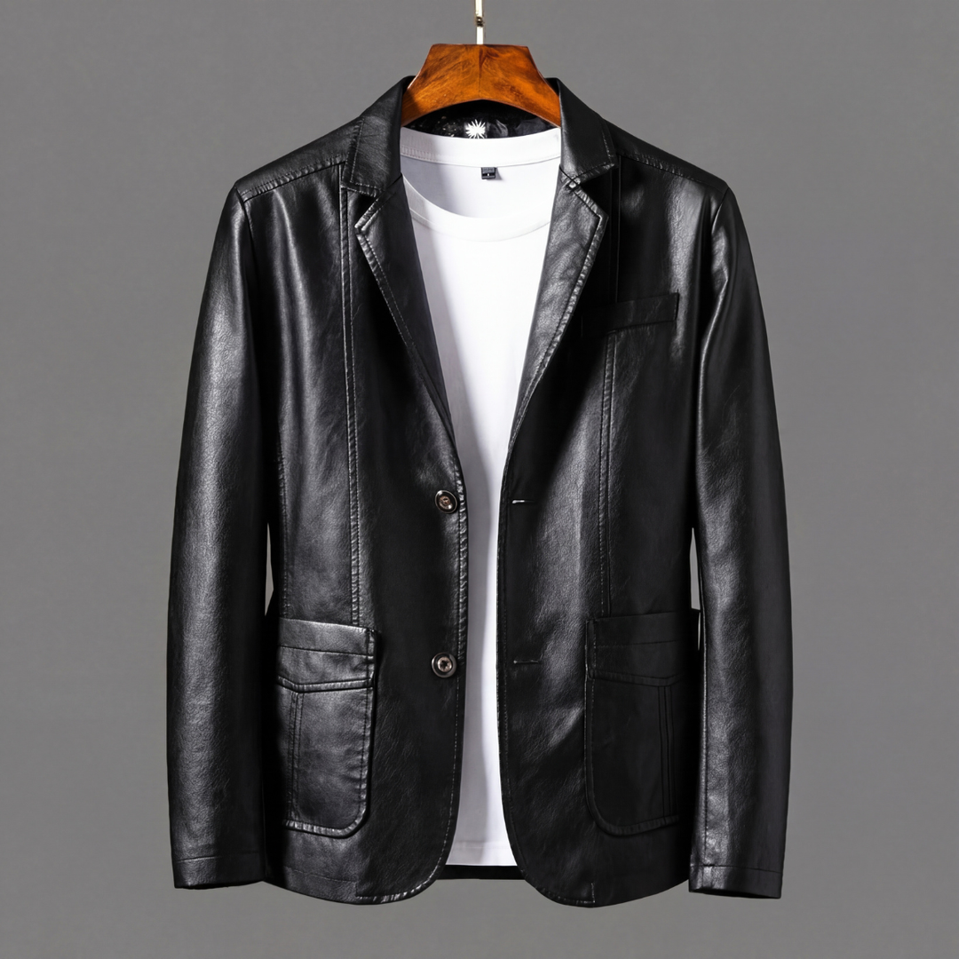 Tristan Leather Blazer