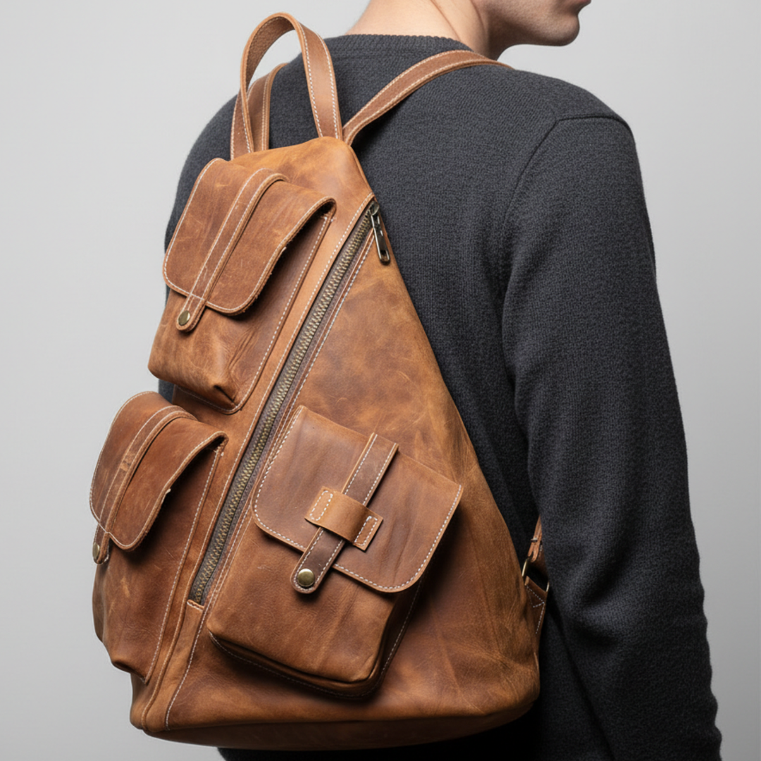 Antonio Leather Backpack