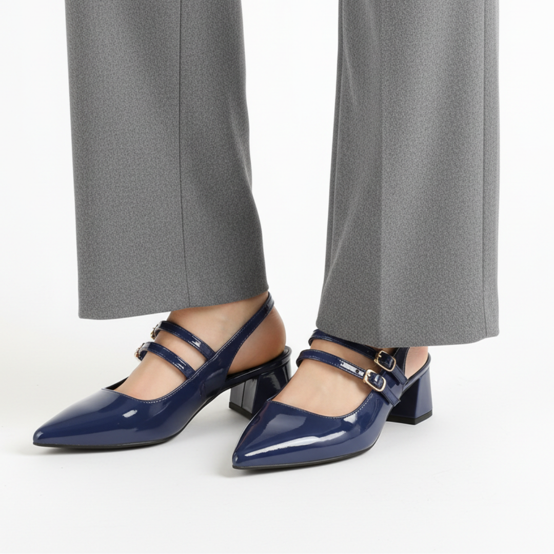 Victoria Slingback Heels