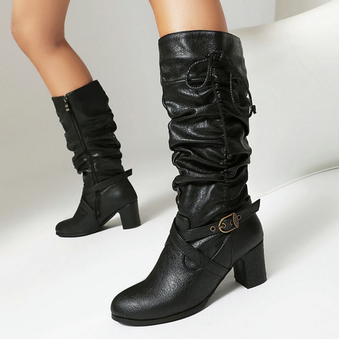 Alexandra Buckle Boots