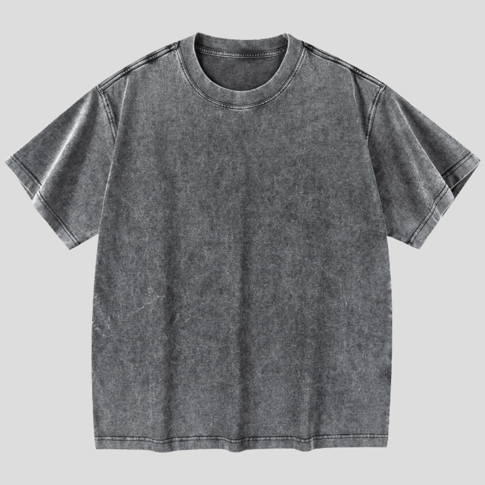 Stonewashed Essentials Tee Set
