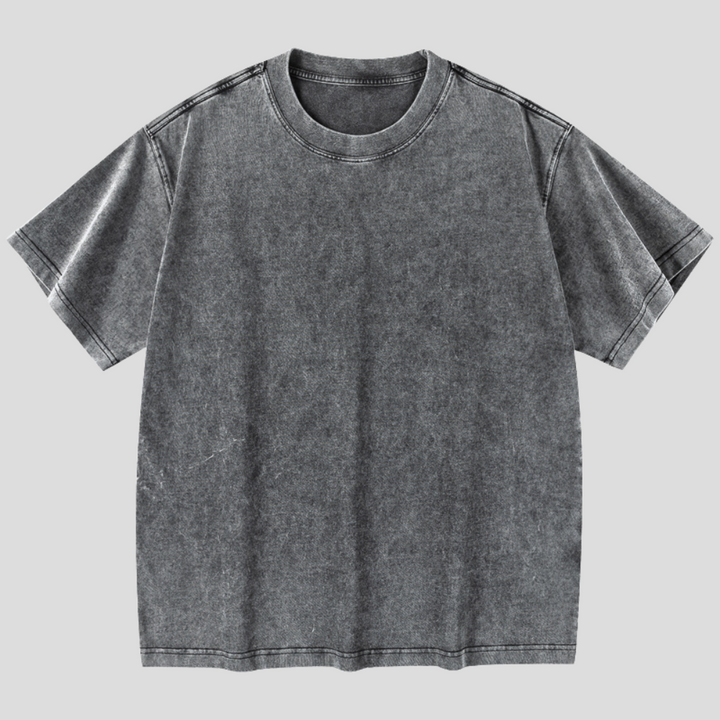 Stonewashed Essentials Tee Set
