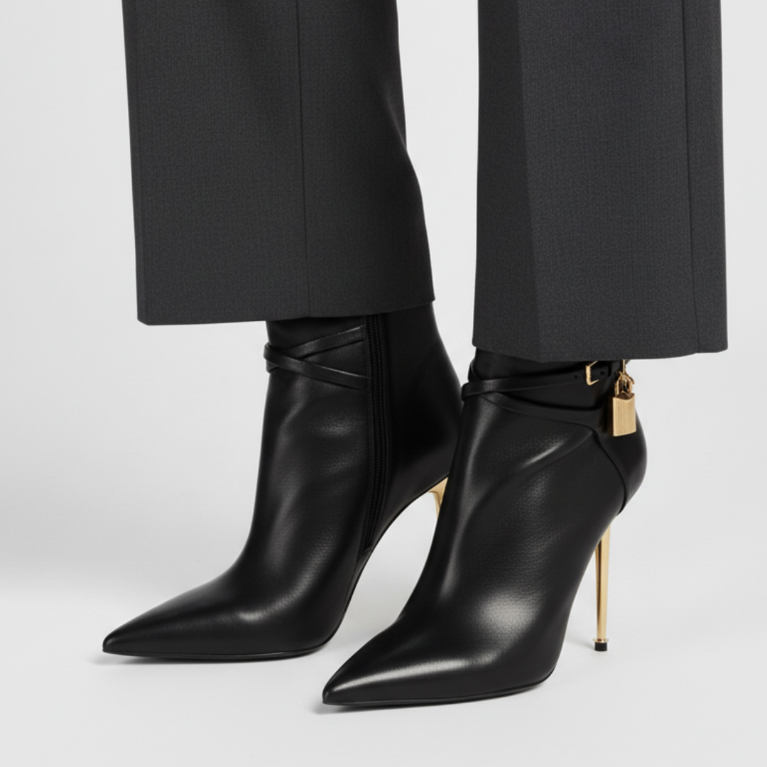 Tessa Lock Heel Boots