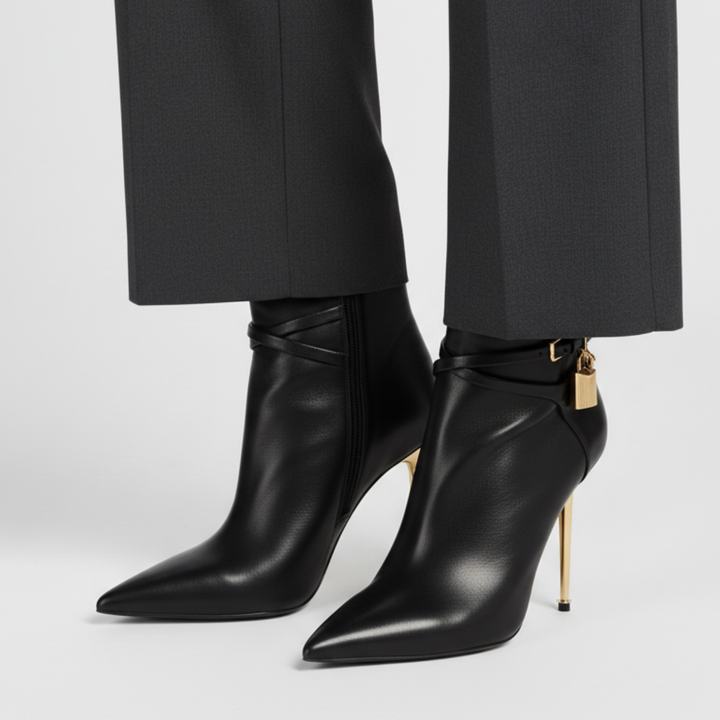 Tessa Lock Heel Boots