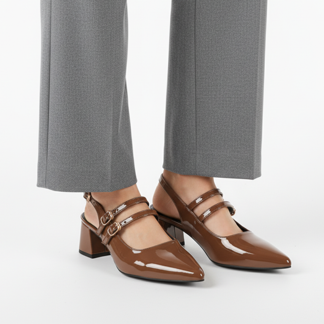 Victoria Slingback Heels