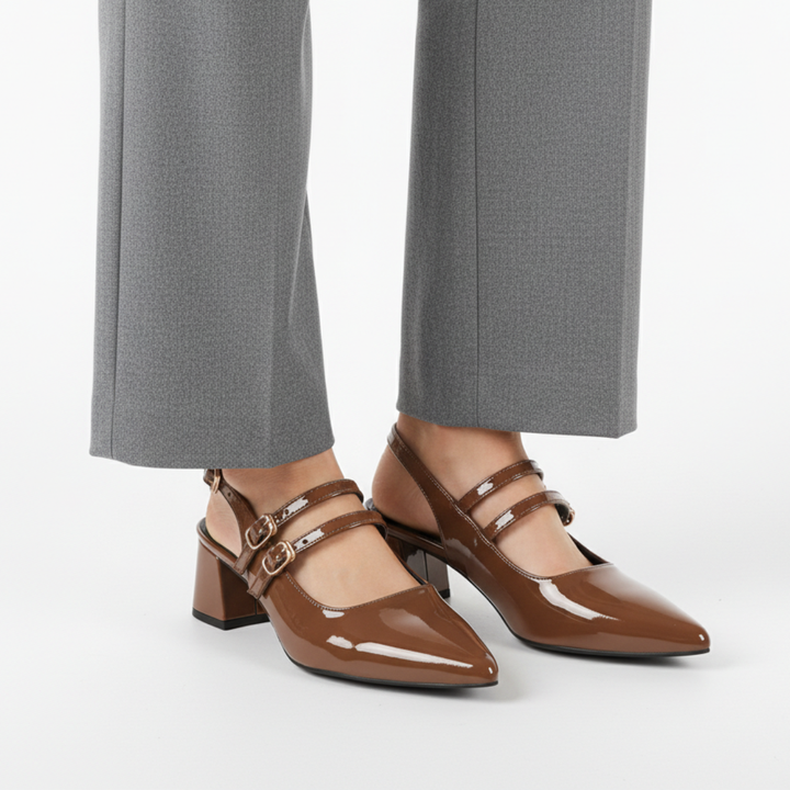 Victoria Slingback Heels