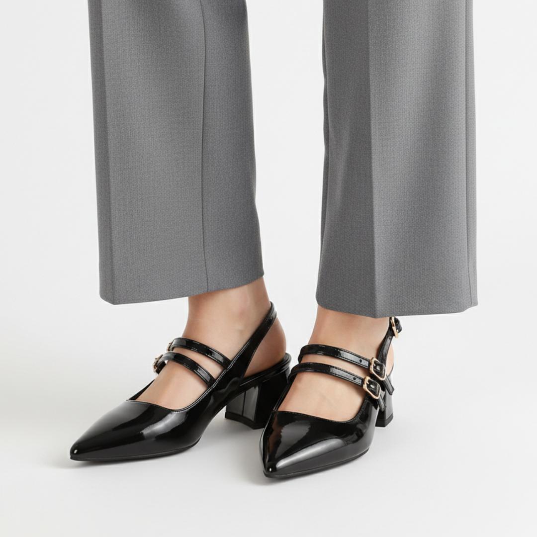 Victoria Slingback Heels