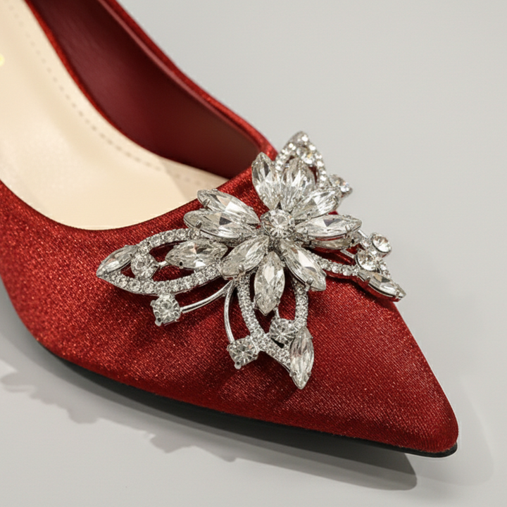 Cristiana Rhinestone Heels