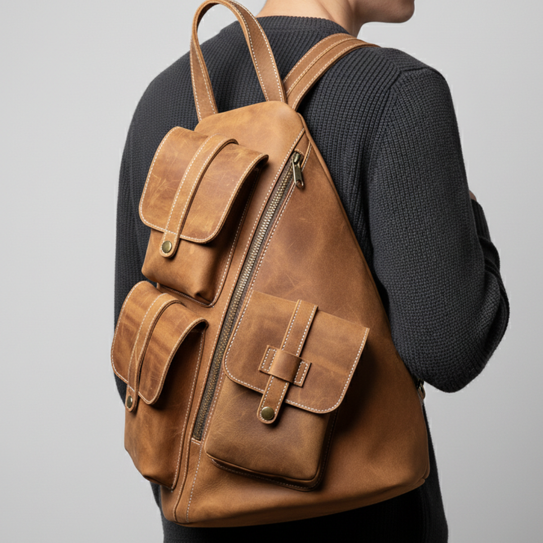 Antonio Leather Backpack