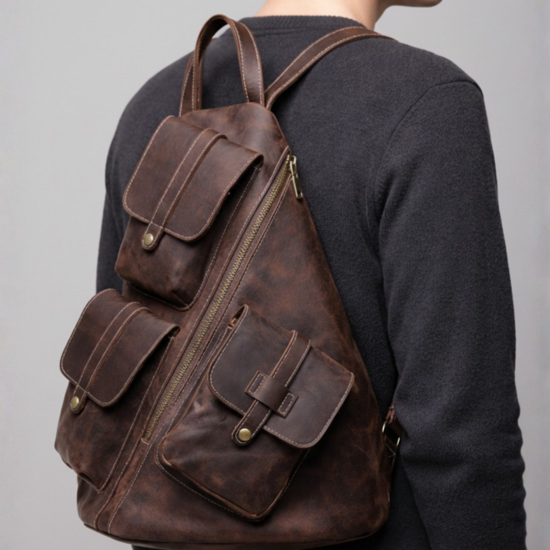 Antonio Leather Backpack