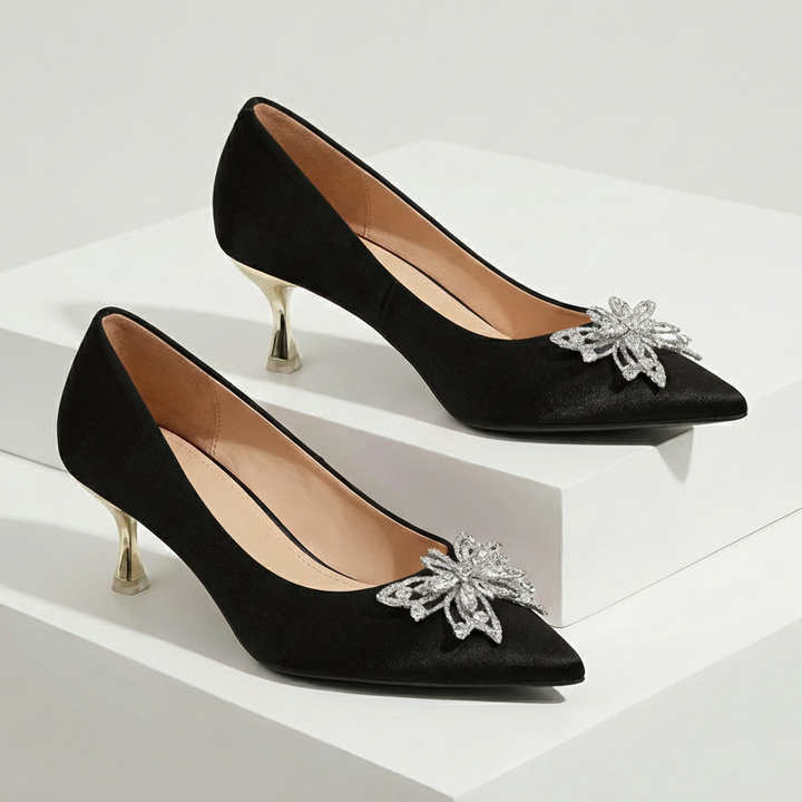 Cristiana Rhinestone Heels