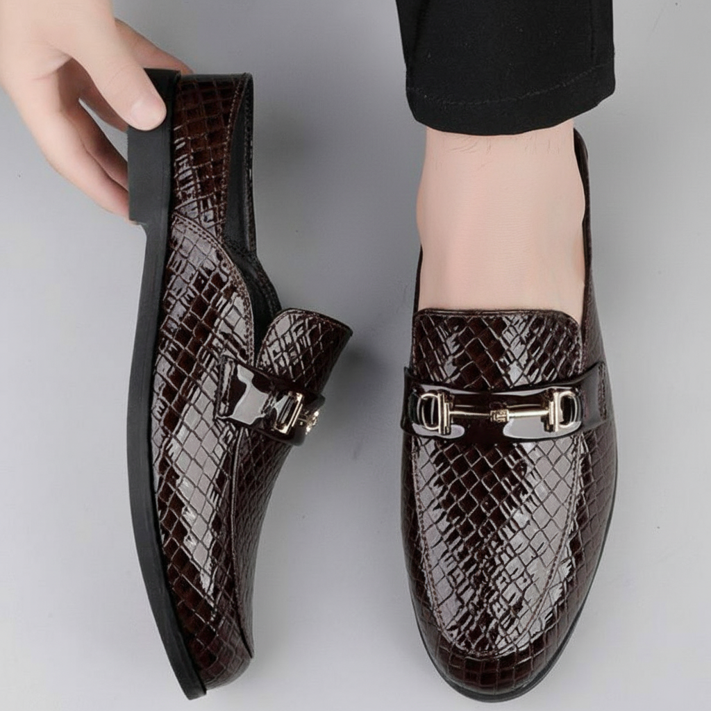 Bernardo Buckle Loafers