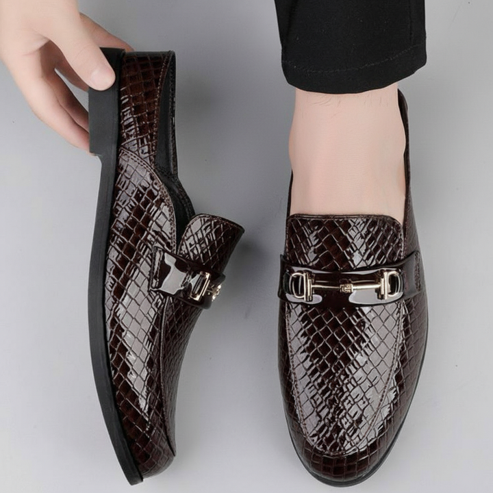 Bernardo Buckle Loafers