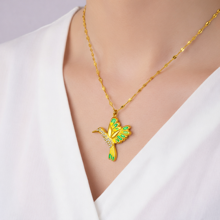 Hummingbird Pendant Necklace
