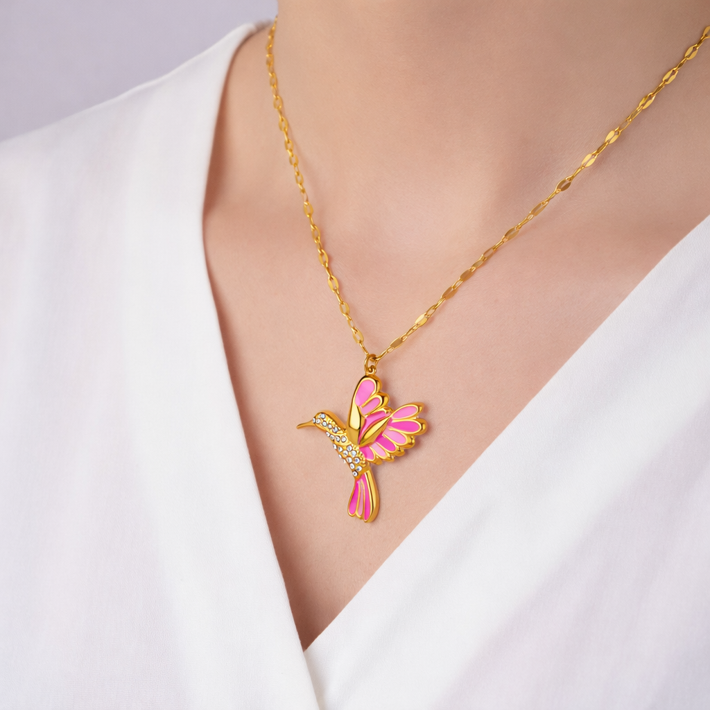 Hummingbird Pendant Necklace