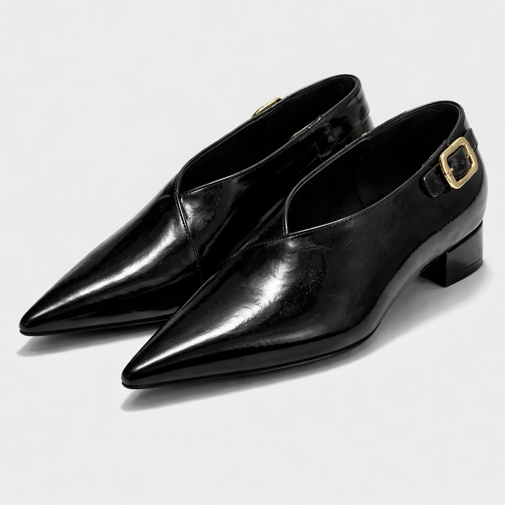 Francesca Leather Flats