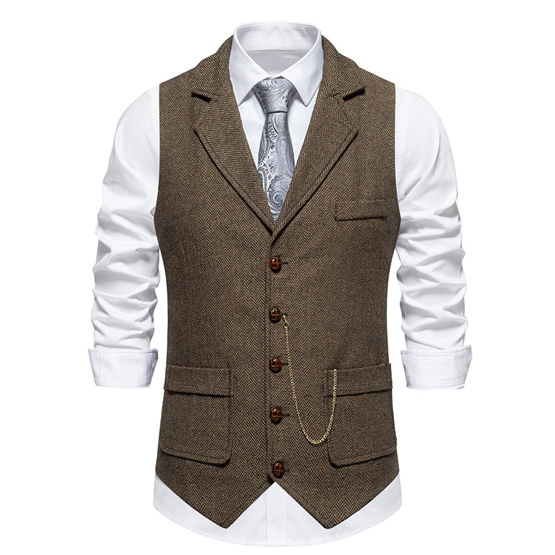 Windsor Herringbone Vest