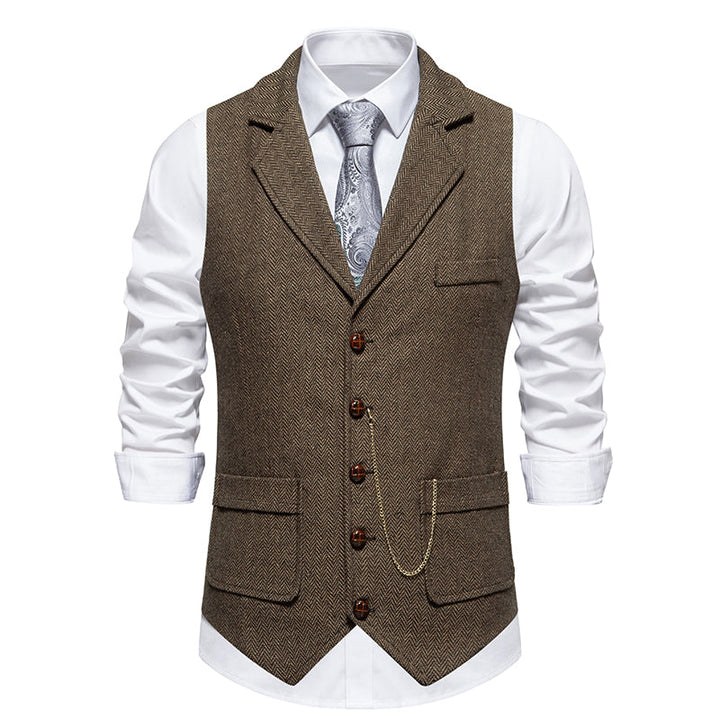 Windsor Herringbone Vest