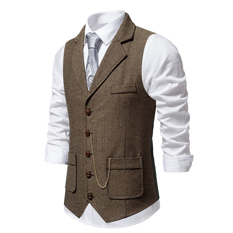 Windsor Herringbone Vest