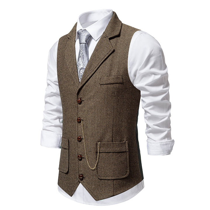 Windsor Herringbone Vest