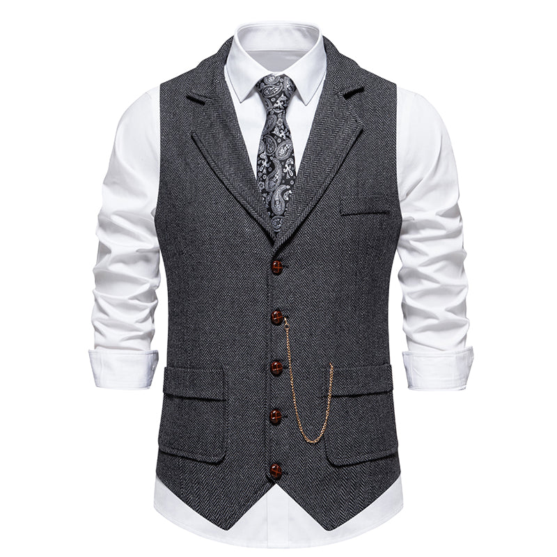 Windsor Herringbone Vest