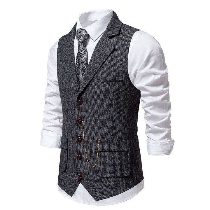 Windsor Herringbone Vest