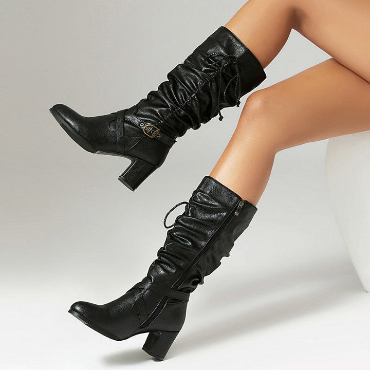 Alexandra Buckle Boots
