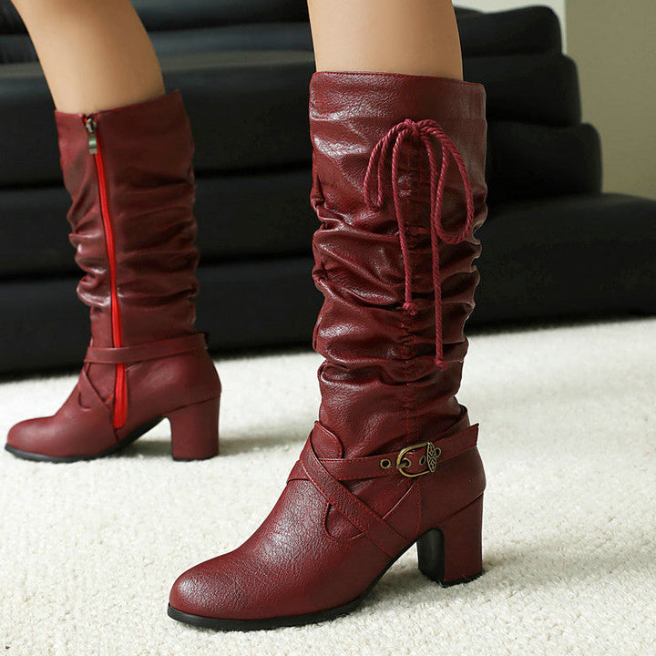 Alexandra Buckle Boots
