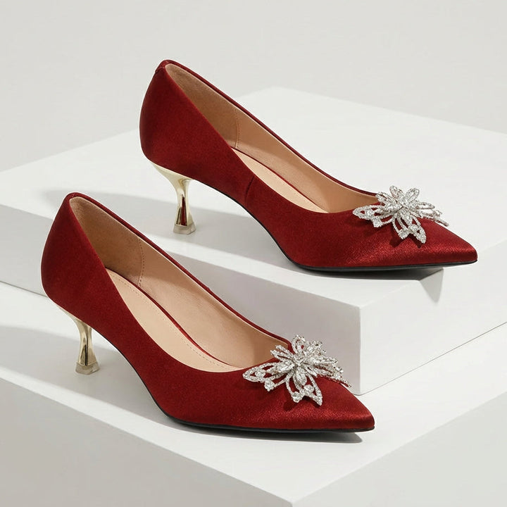 Cristiana Rhinestone Heels