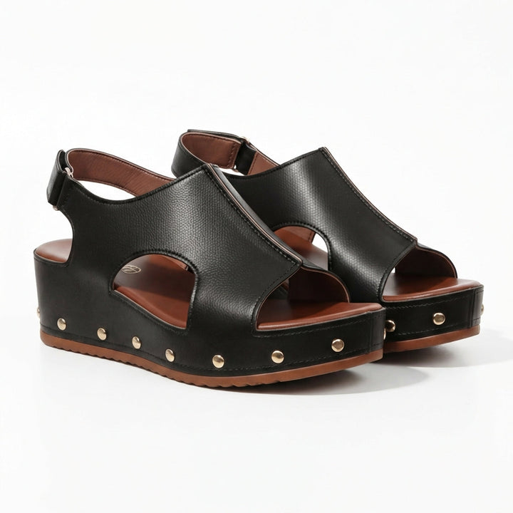 Delia Wedge Sandals