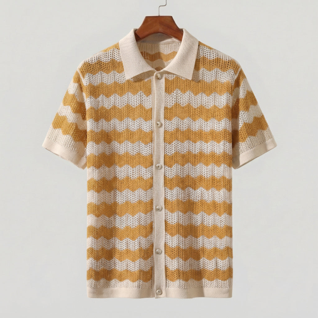 Marco Knit Button-Up