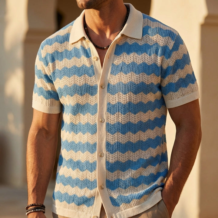 Marco Knit Button-Up