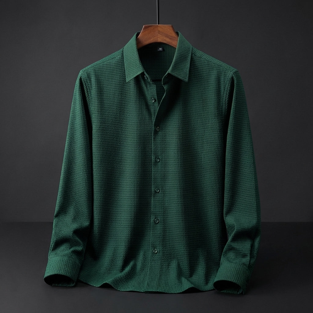 Noah Waffle Button-Up